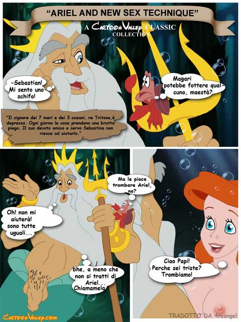 Cartoon Valley - Ariel and New Sex Technique italiano